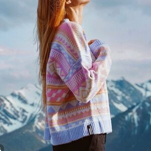Patterned Pastel Sweater